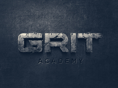 GRIT Logo branding logo type typography