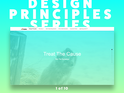 Treat The Cause | Design Principle Series design design principles design thinking principles thinking