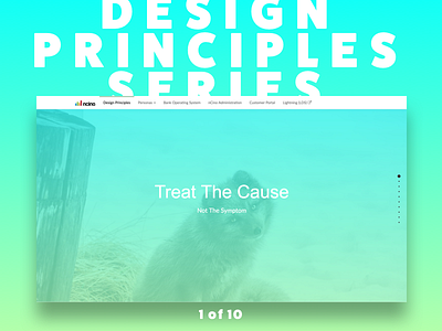 Treat The Cause | Design Principle Series