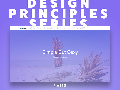 Simple But Sexy | Design Principle Series design design principles design thinking emotion pineapple principles sexy thinking