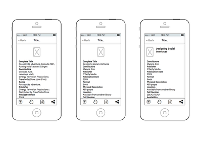 Wireframes.