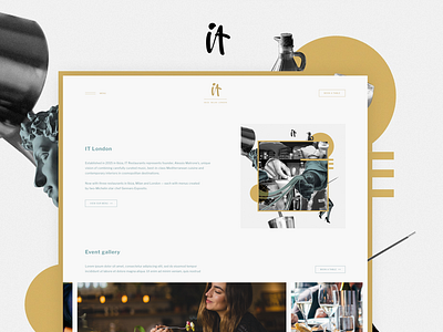 IT Restaurants website redesign