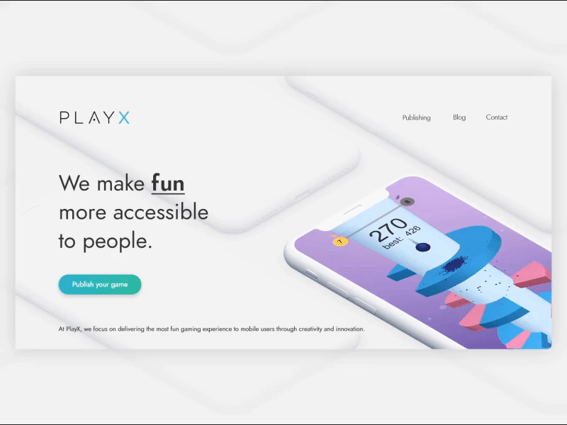 PlayX adobexd after affects after effects animation animation app clean design flat interface ios iphone minimal mobile modern type typography ui ux web