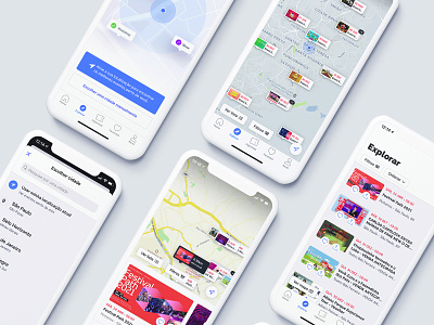 Events on map app design events interaction design map sympla uidesign uiux userinterface uxdesign
