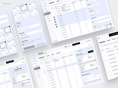 High fidelity Wireframes for responsive web.