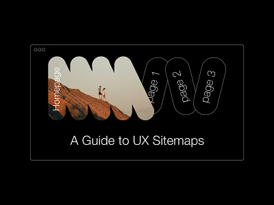 Blogpost Cover: UX Sitemaps: Everything You Need to Know design graphic design illustration poster sitemap typography ui ux