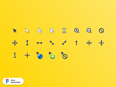 Osx Cursors for Figma cursor cursors figma icon osx ui