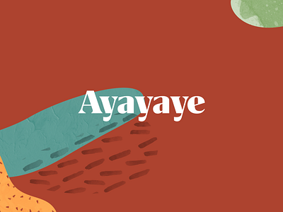 Ayayaye branding logo logotype plants type typography