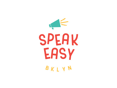 Speakeasy bklyn brand branding brooklyn bubble logo speakeasy speech speech therapist