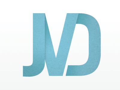 JVD Design Logo in Progress #1 design jvd logo personal logo rough textured