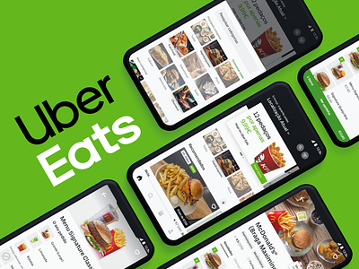 Uber Eats — App Redesign app design app redesign delivery app food food app redesign uber uber eats