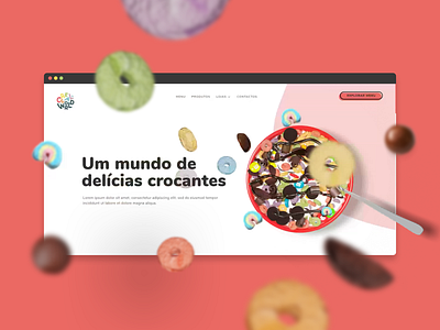 Cereal World — Website Design & Development 3d website cereal parallax ui ux web design webdesign website