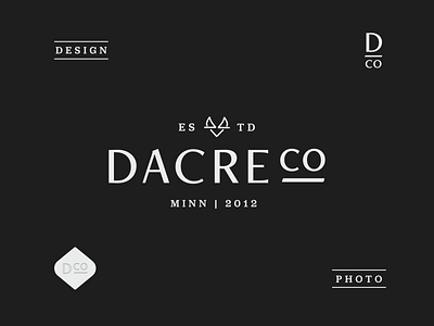 Dacre Co. Branding assets badge badges branding branding and identity building branding co design feedback fox lockup logo logo refresh photo type typography