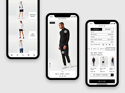 Aeance e-commerce app