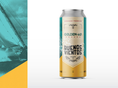 Buenos Vientos - Golden Ale beer beer art beer branding beer can beer label