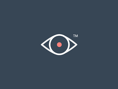 themeDNA blue eye logo minimal rounded simple