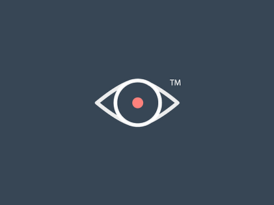 themeDNA blue eye logo minimal rounded simple