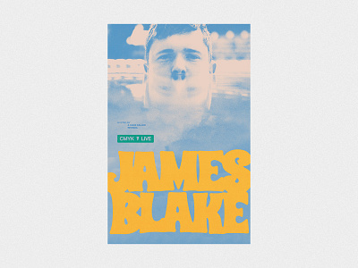 James Blake CMYK Live Poster Submission