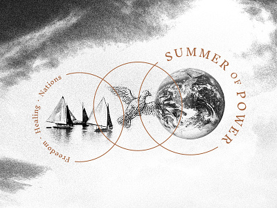 Summer of Power - Jesus Culture Sacramento branding church design edgy event branding summer