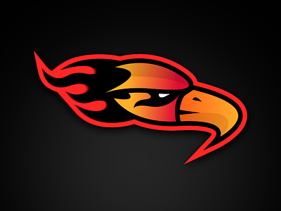 INFLAMES esports fire flames logo mascot