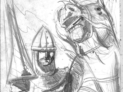 Frankish Knight sketch