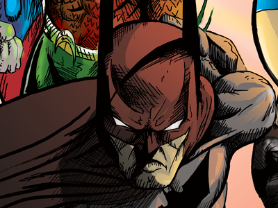 Batman batman comic book comic method graphic novel ink photoshop superhero the dark knight