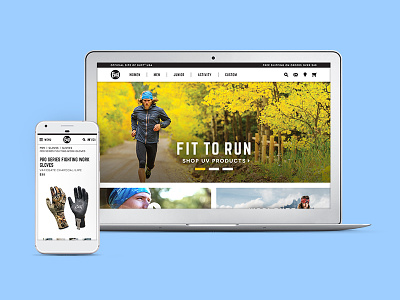 Buff USA Redesign ecommerce outdoors typography ux web design