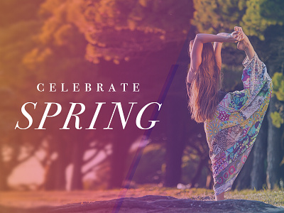 Spring Yoga bodoni cleanse detox gradient key art spring yoga yoga design yoga practice