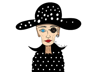 Character design / Sketching character character design drawing eye fashion fashionista hand drawn illustration polka polka dots sketch women