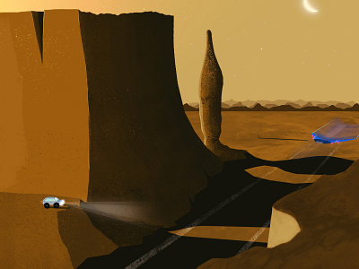Mars Landscape Concept Art