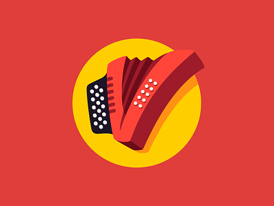 Fiesta Vallenata - Icon accordion acordeon colombia colombian music colorful flat flat design folklore icon icon design logo monogram music vallenato vector vector art vector illustration