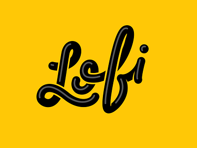 Lo-Fi cable lettering monoline script spaghetti
