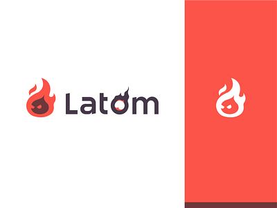 Latom Branding brand branding demon design fire flame latom latōm logo spirit stream streamer ttv twitch whisp wisp zilux