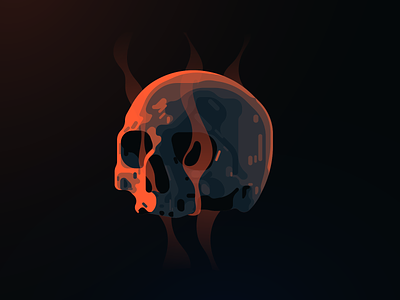 Toxic art dead death design illustration logo orange poison shirt skull smoke t-shirt tee toxic vector zilux
