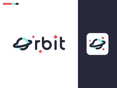 Orbit Branding art branding color colour design font graphic design icon identity illustration logo orbit palette planet space stars text typography vector zilux