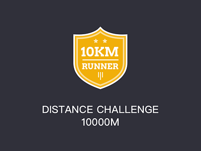 Distance Challenge 10000m medals runtopia