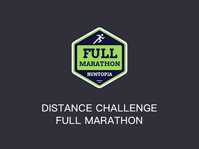 Distance Challenge Full Marathon