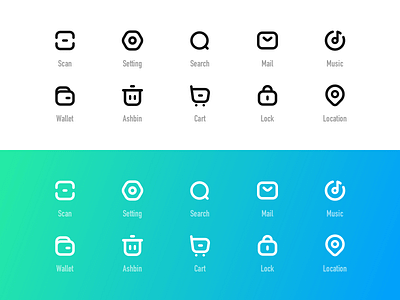 icon app design flat icon line lines ui web