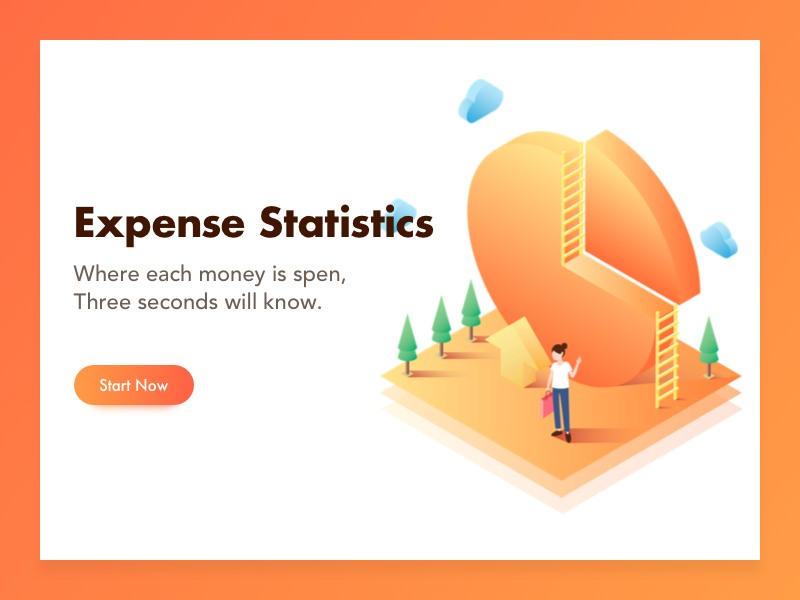 Expense Statistics by chengchen on Dribbble