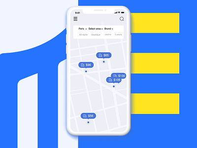 Map app ui