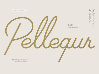 Pellequr Website beverly hills cbd design pellequr relaxing spa web website wellness zen