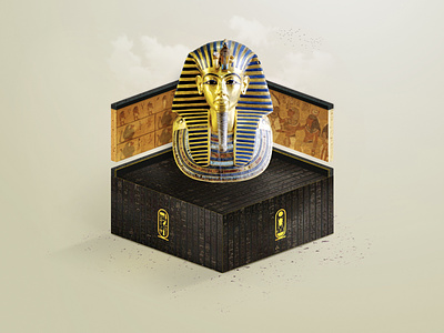 Tutankhamun Graphics Design 3d graphic ancient egypt box desert egypt graphic graphics graphics art graphics design inspiration inspire king mask pharaoh tutankhamun