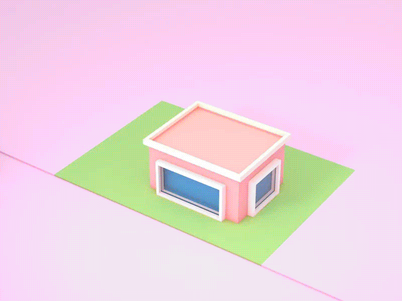 CANDY HOUSE c4dcandy houseanimation