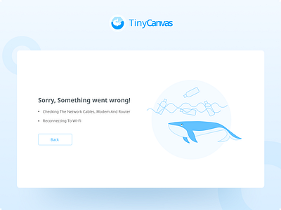 Error page for Figma plugin TinyCanvas