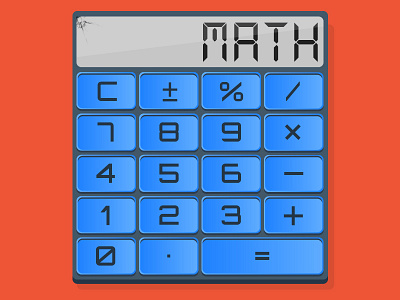 Daily UI - Day 4 calculator crack daily math ui