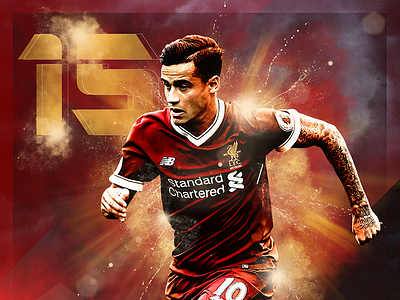 Coutinho goals for Liverpool football graphic design graphics infographic liverpool red soccer social