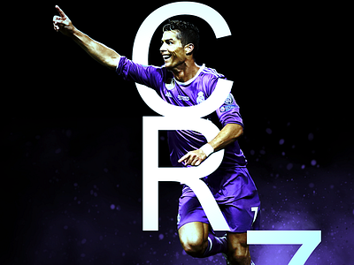 Cristiano Ronaldo - CR7 Social media graphic