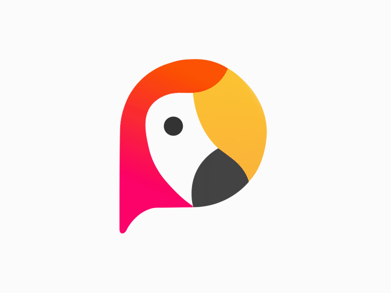 Askeet - Loader Animation animation branding illustration loader logo orange parot red yellow