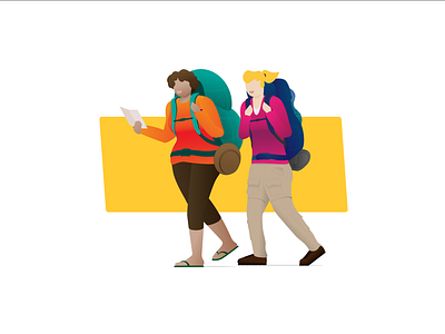 Travelers illustration