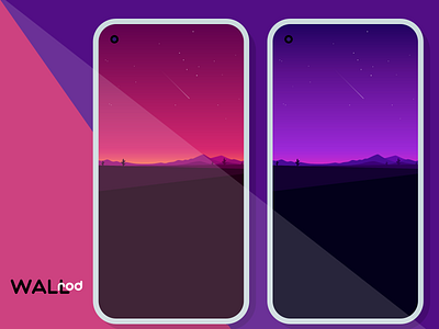 WallRod android android app app artist beautiful design developer dribbble dribbble best shot flat graphic graphic design graphic art ilustrator landscapes minimal new playstore wallpaper wallpapers